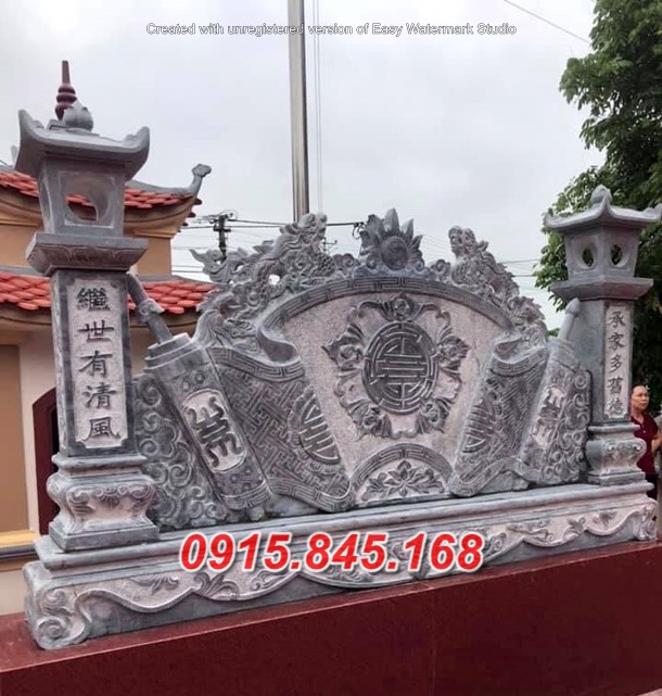 Mẫu77 cuốn thư đá xanh cà mau 15 watermarked cuon thu da 10 1