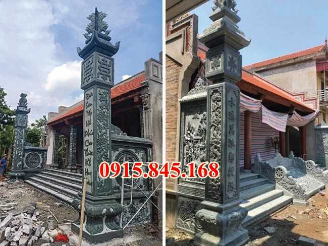64Mẫu cột đá xanh bình định đồng trụ hiên 20 watermarked watermarked cot tru da xanh reu cho nha tho
