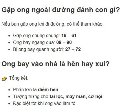 đi đường gặp ong đánh con gì, nhìn thấy ong đánh con gì, con ong đánh số mấy, gặp ong đen đánh con gì, gặp ong tongg đánh con gì, mơ thấy ong đánh con đề gì, gặp ong là vận gì đỏ hay đen hên hay sui, ý nghĩa gặp ong, ăn thịt ong đánh con gì, bắt được ong đánh con gì, mua ong đánh con gì, bán ong đánh con gì, nhặt được ong đánh con gì, 