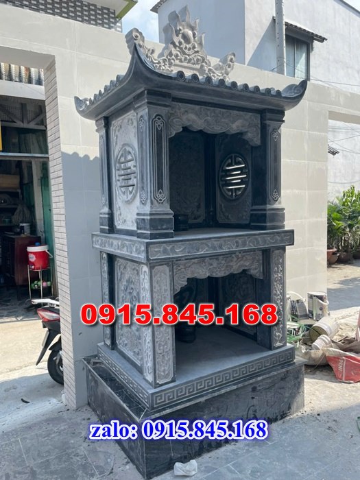 17 Am tho tro cot da xanh hai tang truoc nha tien giang