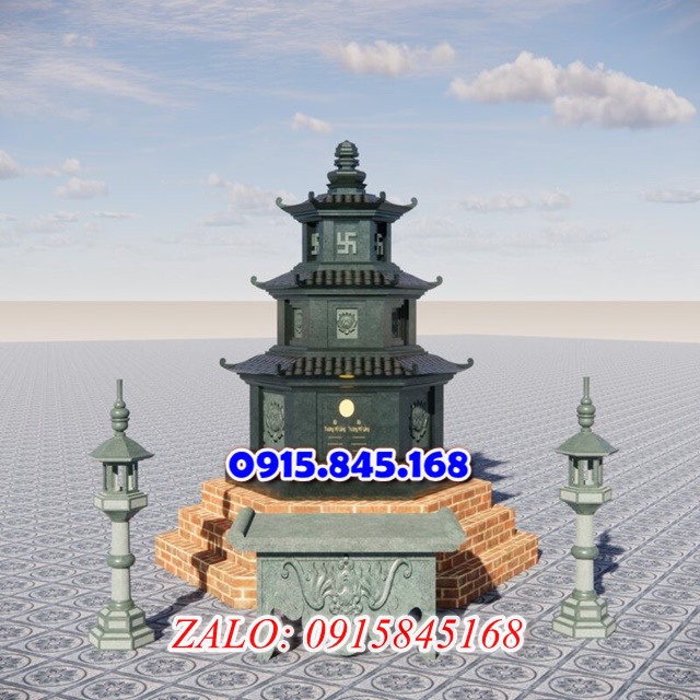 04 Mộ ông bà bố mẹ đá granite tiền giang tro cốt 8 204 Mo ong ba bo me da granite tien giang tro cot