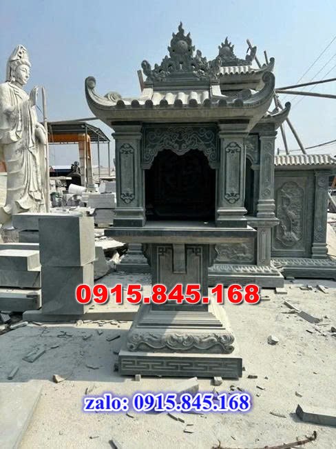 61 Miếu thờ đá xanh tiền chủ ngoài trời Bình Dương 8 thờ thần linh, thờ thiên địa, thờ thông thiên, thờ chư thiên, thờ tiền chủ, thờ phật quan âm, thờ cửu trùng thiên, thờ sơn thần núi, thờ hà bá thần sông, thờ ông tà, thờ địa tạng vương, thờ công ty, thờ nhà máy, thờ trên tầng lầu, thờ nghĩa trang, thờ lăng mộ, thờ nhà mồ, thờ vong cô hồn,