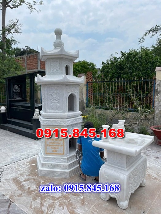 mộ tháp đá granite hoa cương để tro cốt đẹp giá rẻ, mẫu mộ tháp phật giáo bằng đá xanh rêu tự nhiên, báo giá bán xây mộ tháp đá nguyên khối có mái đơn giản, mẫu mộ sư trụ trì bảo tháp lục giác đá trắng cẩm thạch, mộ tháp nhỏ nhà để tro cốt bố mẹ ba má bằng đá, thiết kế mộ tháp gia đình đơn giản hiện đại bằng đá, mộ tháp phật giáo 3 tầng 5 7 tầng cho ông bà,
