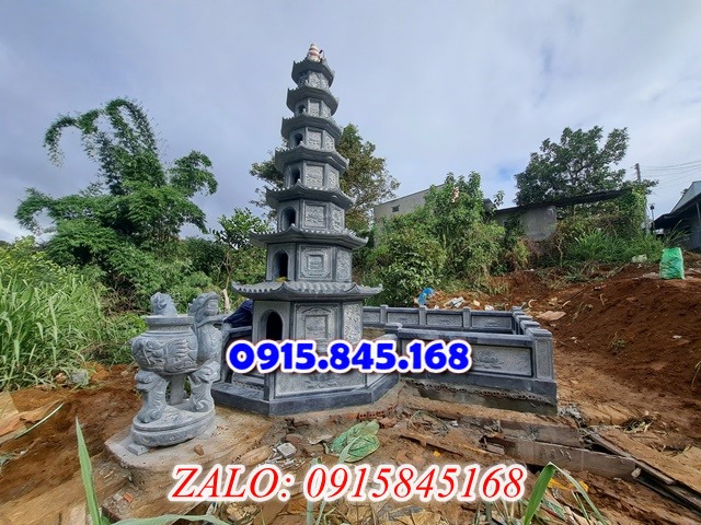 04 Mộ ông bà bố mẹ đá granite tiền giang tro cốt 9 Bia mo gia dinh thiet ke my nghe cham dieu khac tien giang