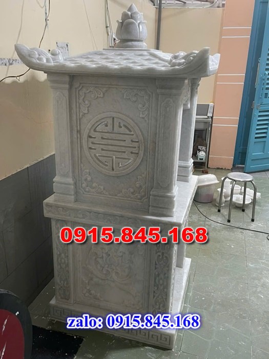 22Xây am thờ đá trắng để tro cốt bình dương 11 mau am tho xay da trang ngoai troi binh duong