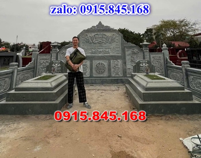 04 Mộ ông bà bố mẹ đá granite tiền giang tro cốt 12 mo da co mai che 1 2 3 ba mai dao tam cap tien giang