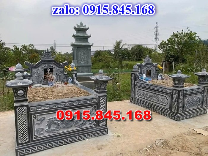 04 Mộ ông bà bố mẹ đá granite tiền giang tro cốt 16 mo gia toc xay op da dia hung hoa tang chon tuoi tien giang