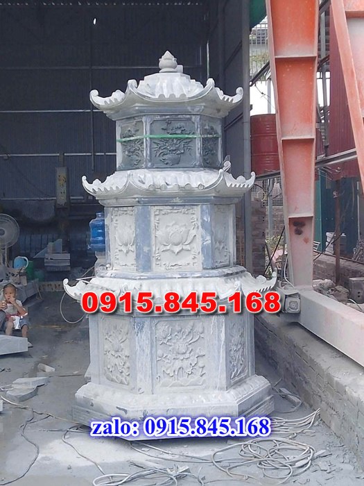 thiet ke mo thap gia dinh don gian hien dai bang da huyen dat do