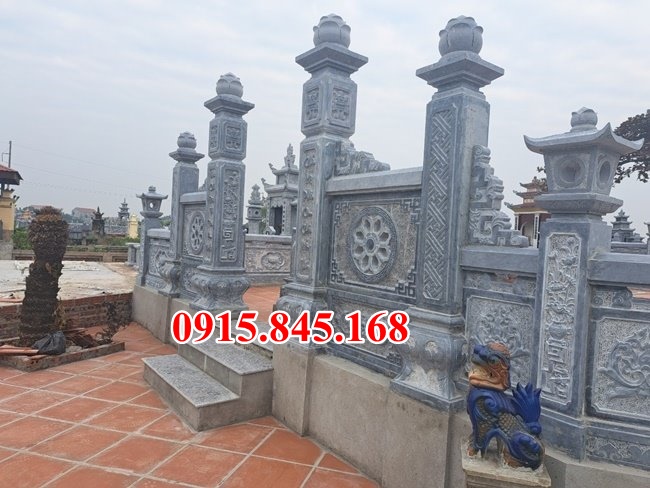 32 Hàng rào đá ninh bình thanh hóa lan can mồ mả chàu miếu Hậu Giang