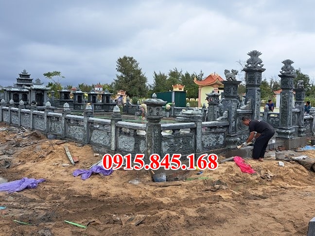 32 Hàng rào đá ninh bình thanh hóa lan can mồ mả chàu miếu Hậu Giang