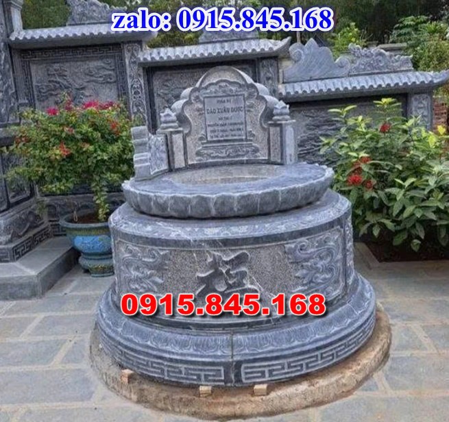 mẫu mộ tròn xây gạch, mẫu mộ xây tròn đẹp, mộ tròn phong thủy, kích thước mộ tròn theo phong thủy, giá bán mộ đá tròn, mộ đá hình tròn, Mộ tròn đá xanh nguyên khối, mộ tròn đá granite hoa cương, 