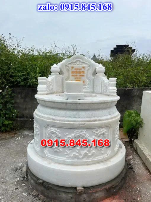 mẫu mộ tròn xây gạch, mẫu mộ xây tròn đẹp, mộ tròn phong thủy, kích thước mộ tròn theo phong thủy, giá bán mộ đá tròn, mộ đá hình tròn, Mộ tròn đá xanh nguyên khối, mộ tròn đá granite hoa cương,