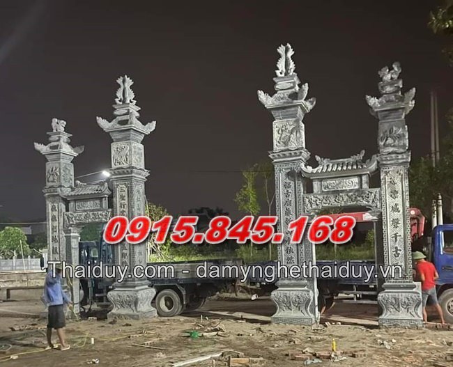 mẫu cổng đá đẹp, cổng bằng đá, kích thước cổng đá, giá bán cổng đá, thiết kế cổng bằng đá,