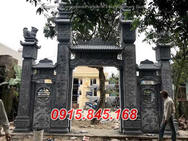 mẫu cổng đá đẹp, cổng bằng đá, kích thước cổng đá, giá bán cổng đá, thiết kế cổng bằng đá,