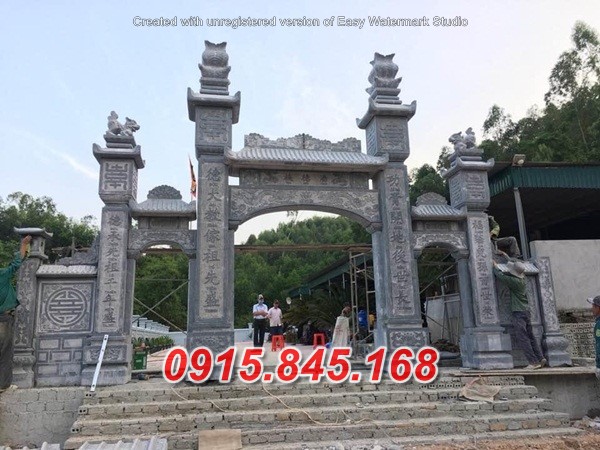 mẫu cổng đá đẹp, cổng bằng đá, kích thước cổng đá, giá bán cổng đá, thiết kế cổng bằng đá,
