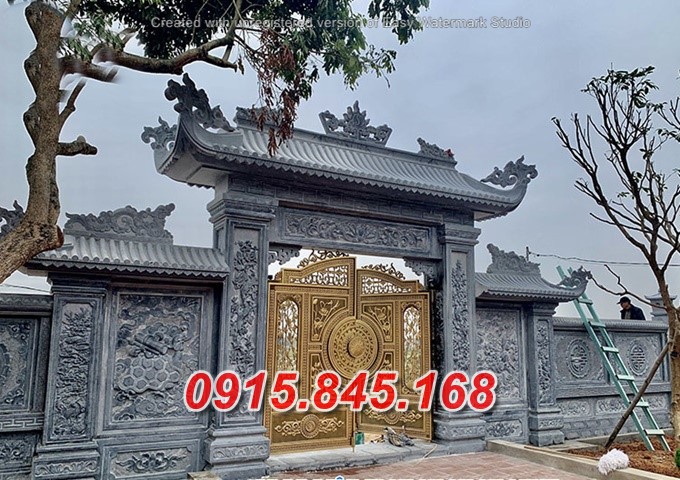 mẫu cổng đá đẹp, cổng bằng đá, kích thước cổng đá, giá bán cổng đá, thiết kế cổng bằng đá,