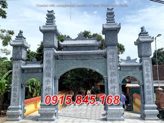 mẫu cổng đá đẹp, cổng bằng đá, kích thước cổng đá, giá bán cổng đá, thiết kế cổng bằng đá,