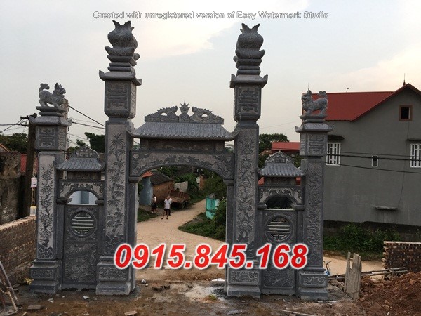 mẫu cổng đá đẹp, cổng bằng đá, kích thước cổng đá, giá bán cổng đá, thiết kế cổng bằng đá,